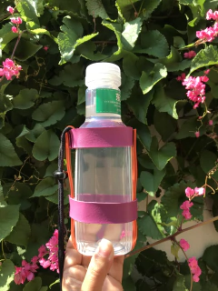 Suporte de garrafa • Laranja e Pink - comprar online