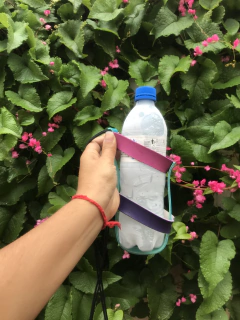 Suporte de garrafa • Turquesa, verde água, pink e lilás - comprar online