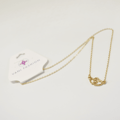 CADENA DIJE CORAZONES ENTRELAZADOS - comprar en línea