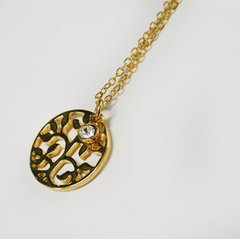 CADENA DIJE ARBOL DE LA VIDA DORADO
