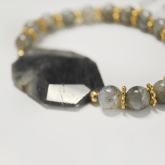PULSERA PIEDRA GRIS