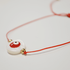 PULSERA OJO CONCHA HILO ROJO - buy online