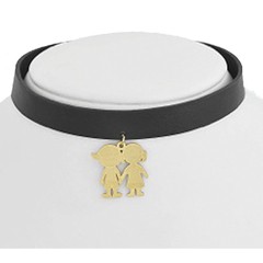 Choker Acero Niño y Niña Dorado
