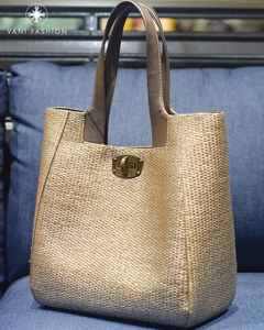 BOLSA NURIA MORERA TEJIDA ANTIMONIO - buy online