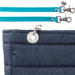 Imagen de BOLSA SUNDAR BASICA ZIPPER MEZCLILLA