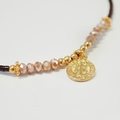 PULSERA CRISTAL HILO SAN BENITO DIF COLORES