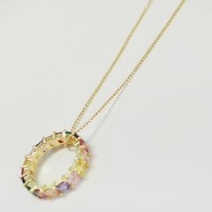 CADENA CON CIRCULO RAINBOW - buy online