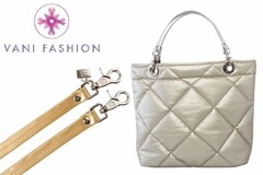 BOLSA SUNDAR ROMBOS ZIPPER DORADA - buy online