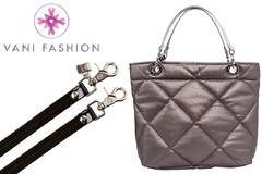 BOLSA SUNDAR ROMBOS ZIPPER ESTAÑO - Vani Fashion