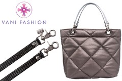BOLSA SUNDAR ROMBOS ZIPPER ESTAÑO - tienda en línea
