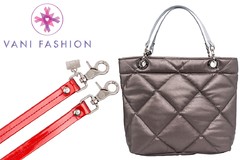 BOLSA SUNDAR ROMBOS ZIPPER ESTAÑO - Vani Fashion