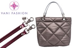 BOLSA SUNDAR ROMBOS ZIPPER ESTAÑO - tienda en línea