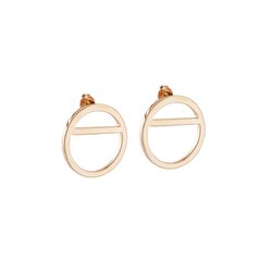 ARETES CIRCULO CON BARRA - comprar en línea