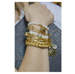 PULSERA TRENSA CHAPA - Vani Fashion