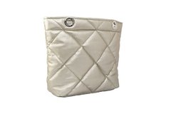 BOLSA SUNDAR ROMBOS ZIPPER DORADA - buy online
