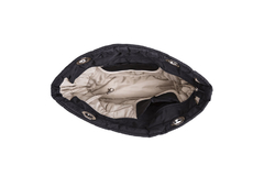 BOLSA SUNDAR ROMBOS ZIPPER NEGRA - buy online