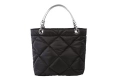 BOLSA SUNDAR ROMBOS ZIPPER NEGRA