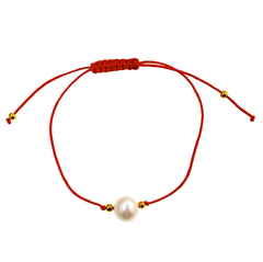 PULSERA HILO ROJO PERLA