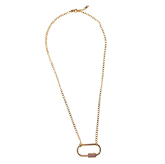 CADENA DIJE CIRCULO OBALO CHAPA 22 K - buy online