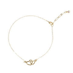 TOBILLERA CORAZON DOBLE - buy online