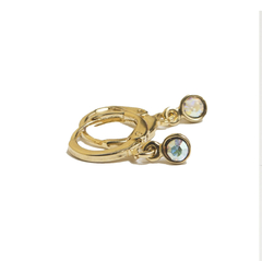 ARETES CRISTAL TIPO ARRACADA