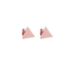 ARETES TRIANGULO ROSADO