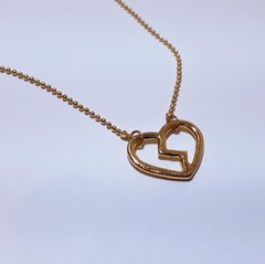CADENA DIJE CORAZON MITAD - buy online