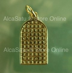 10 medalla maría faustina kowalska 2,5cm dorada - tienda online