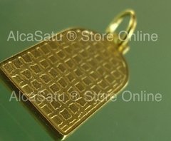 200 Medallas Dijes San Arcangel Miguel 25mm dorada - tienda online