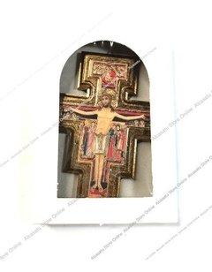 cruz san damian alcasatu crucifijo religion souvenir souvenir madera cristo