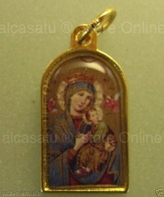 10 Medallas Dije Virgen perpetuo socorro 2,5cm religion en internet