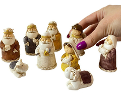 Pesebre De 9 Piezas De Navidad Navideño Jesus 6cm (italy) - comprar online