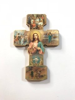 cruz italiana misterios del rosario Jesus alcasatu