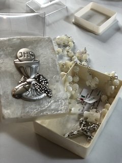 rosario comunión madre perla plata caja alcasatu