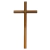 Cruz Crucifijo Madera Con Alma De Bronce (Italy)