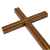 Cruz Crucifijo Madera Con Alma De Bronce (Italy)