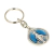 Llavero Medalla V. Milagrosa Resina Azul Souvenirs italy