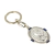 Llavero Juan Pablo II Oval Deco Azul Souvenirs Italy