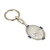 Llavero Madre Teresa de Calcuta Oval Deco Azul Souvenirs Italy