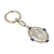 Llavero María Auxiliadora Oval Deco Azul Souvenirs Italy