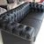 Sofa Captonê Couro Natural chesterfield SF375 - comprar online