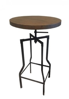 Mesa Alta Tolix Madera Oscura