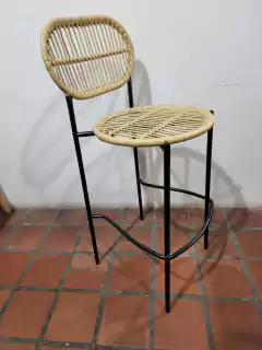 Banqueta alta de Bambú