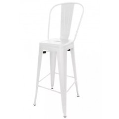 Banqueta Tolix con respaldo Alto Asiento Cuadrado