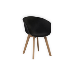 Mesa Tulip Laqueada 1 Metro + 4 Sillones Tulip
