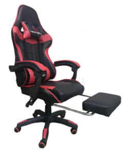 Silla Gamer Negro Rojo
