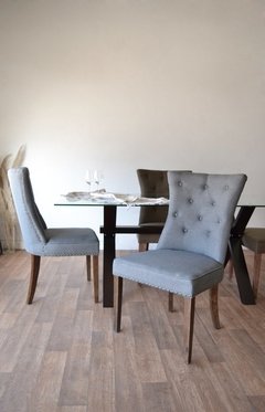 Silla Capitone Antique Grey