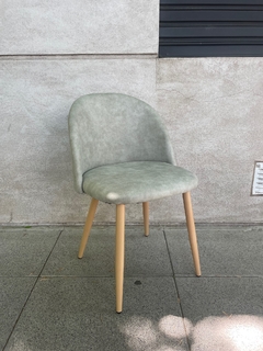 Silla Thea Ecocuero Gris