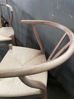 Silla Wishbone Gris Antique