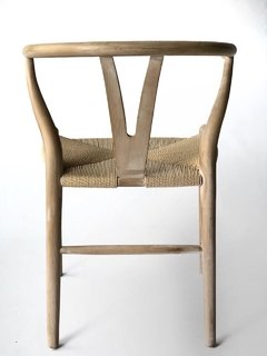 Silla Wishbone Madera Lavada